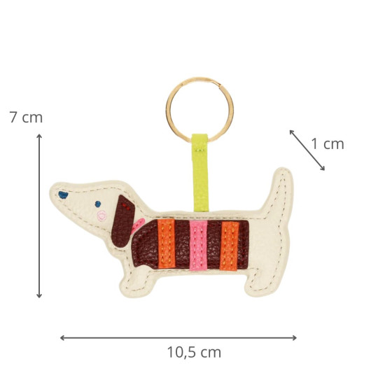 Porte-clés chien saucisse