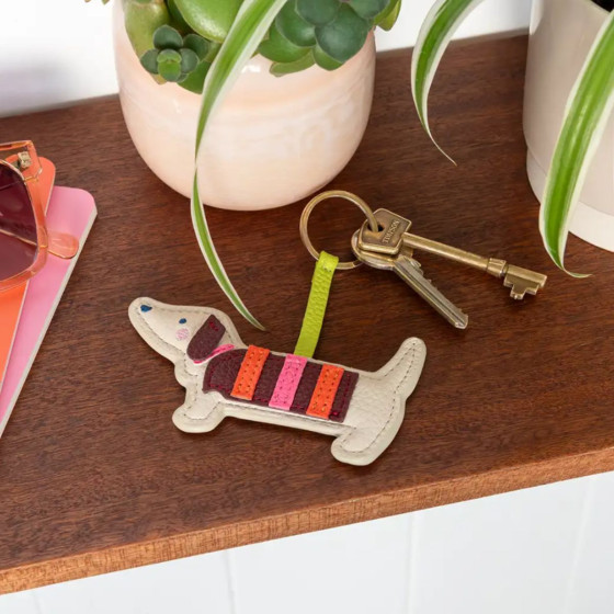 Porte-clés chien saucisse
