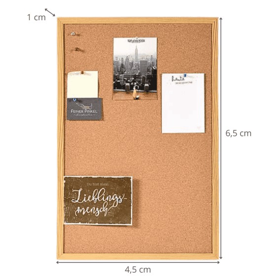 Panneau en liège 40 x 60 cm