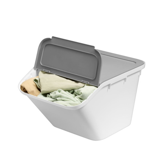 Bac superposable en plastique recyclé 37 litres