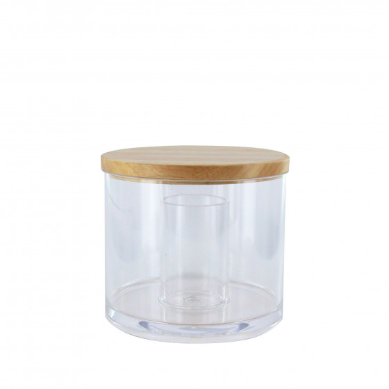 Boîte à coton tiges et coton