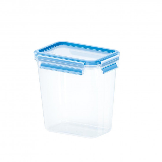 Boîte hermétique haute en plastique transparent. Taille L (1,6 litres)