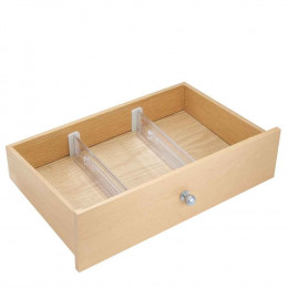 2 séparateurs extensibles de tiroir bas