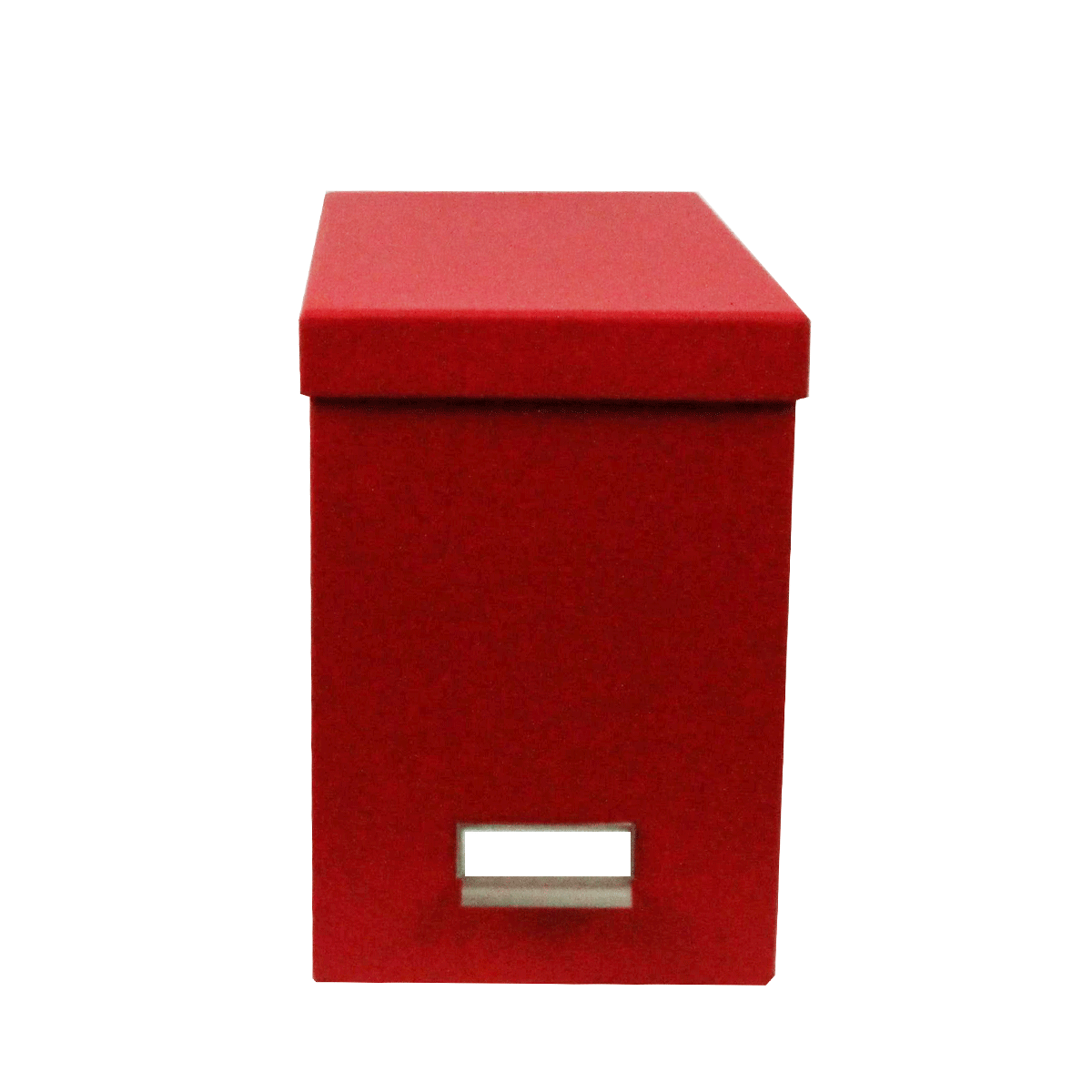 Boîte de classement des papiers - carton rouge - ON RANGE TOUT