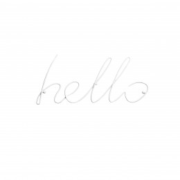 Patère blanche Hello