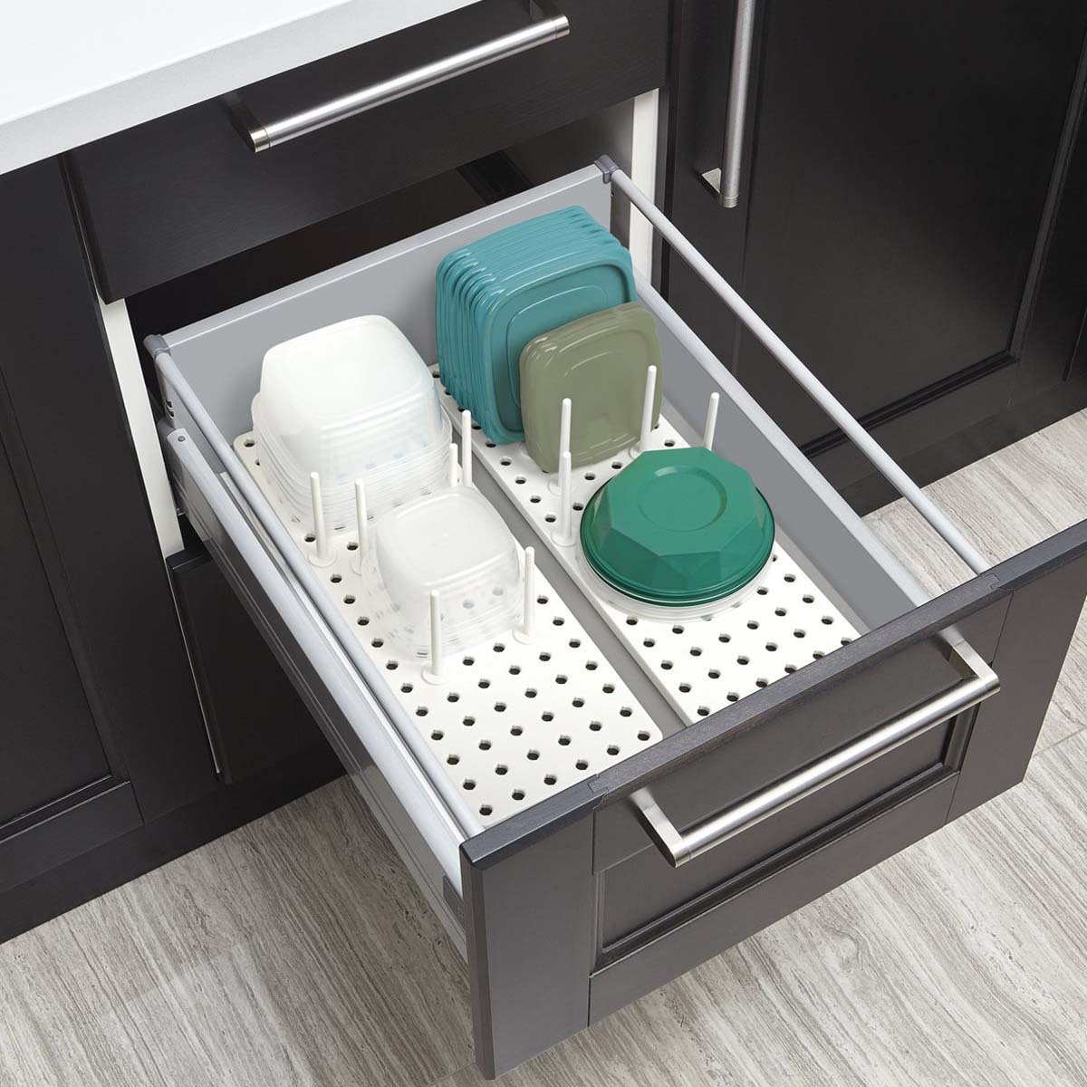 Rangement pour couvercles et boîtes alimentaires