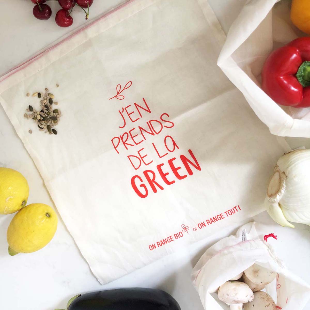 Sac à vrac en coton biologique