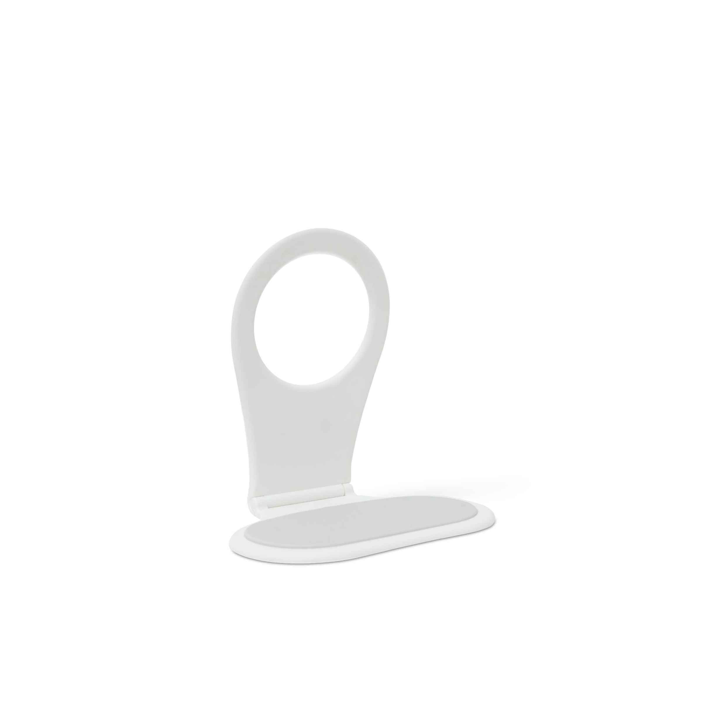 Support blanc pliable pour chargeur de téléphone