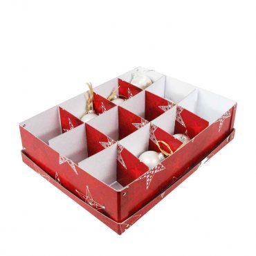 boîte de rangement boules de noël