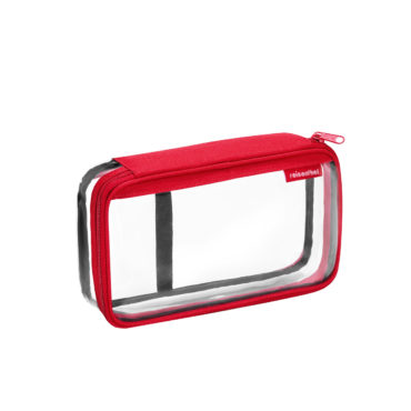 trousse zipée transparente