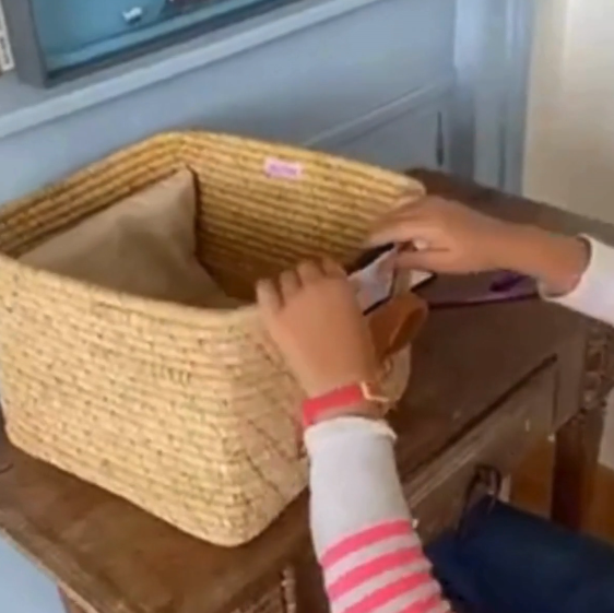 3 Porte-étiquettes clipsables noirs pour panier ou boîte